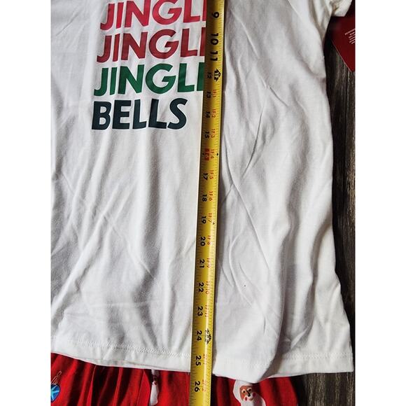 NEW! Wondershop Jingle Bells Santa Holiday 2 Pc Christmas Pajamas Women's Comfy - Picture 9 of 9